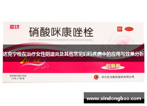达克宁栓在治疗女性阴道炎及其他常见妇科疾病中的应用与效果分析